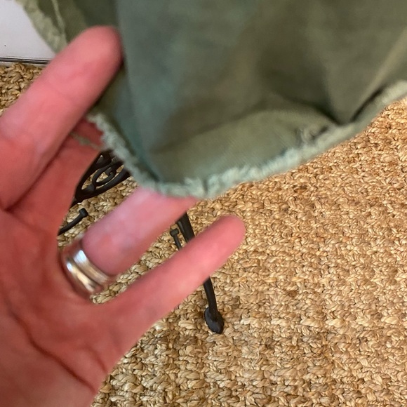 Army Style Distressed Olive Green Longline Lightweight Jacket 1X 2X 3X - Picture 12 of 12